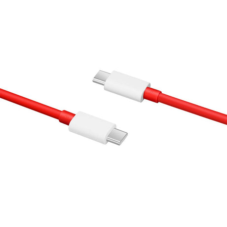 Original OnePlus USB-C til USB-C 12A Data- og Ladekabel 1m - Rød