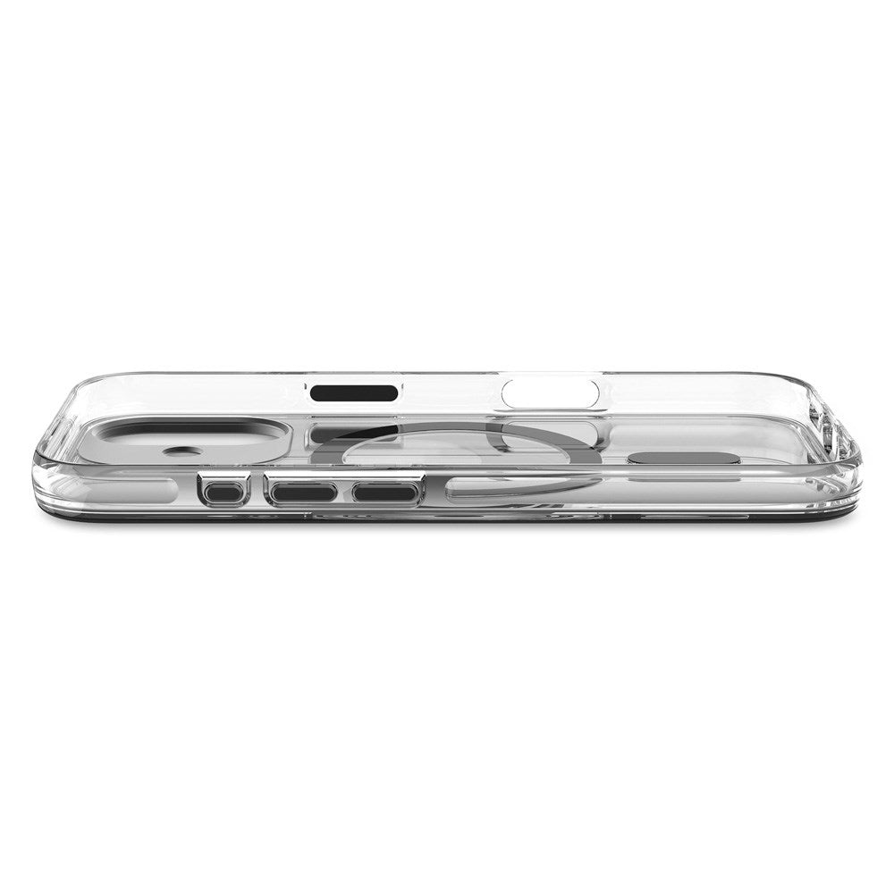 Decoded iPhone 16 Clear Case - 100% Resirkulert Plast - MagSafe-kompatibel - Gjennomsiktig / Matt Svart