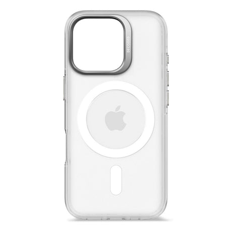 Decoded iPhone 16 Pro Clear Case - 100% Resirkulert Plast - MagSafe-kompatibel - Gjennomsiktig / Matt Hvit