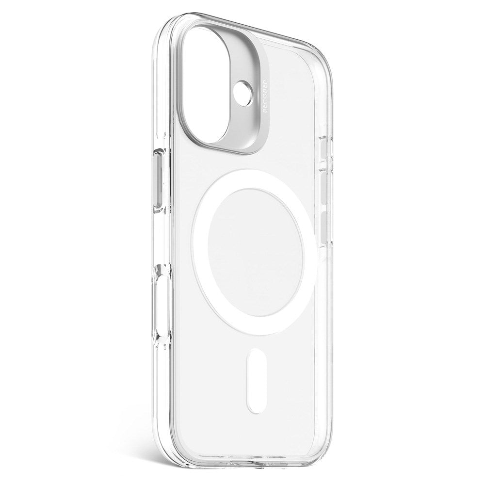 Decoded iPhone 16 Plus Clear Case - 100% Resirkulert Plast - MagSafe-kompatibel - Gjennomsiktig