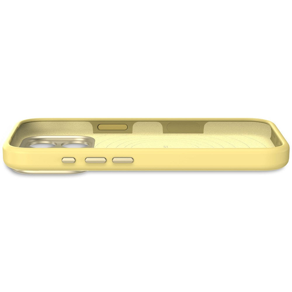 Decoded iPhone 17 Pro AntiMicrobial Silikon Deksel - MagSafe Kompatibel - Yuma Yellow