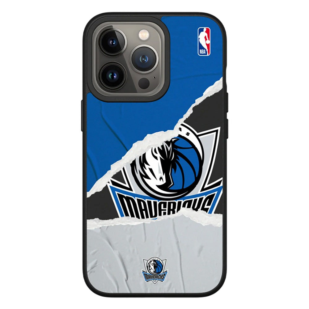 iPhone 13 Pro RhinoShield SolidSuit Håndverker NBA Deksel med Dallas Mavericks - Sweat and Tears