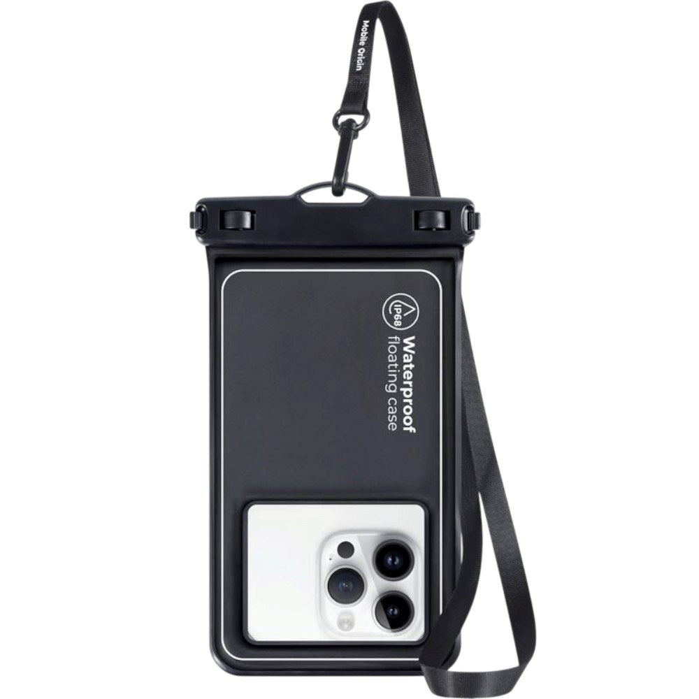 Universal Vanntett Case Etui Mobile Origin - Svart / Gjennomsiktig  (Maks. Mobil: 6,5")