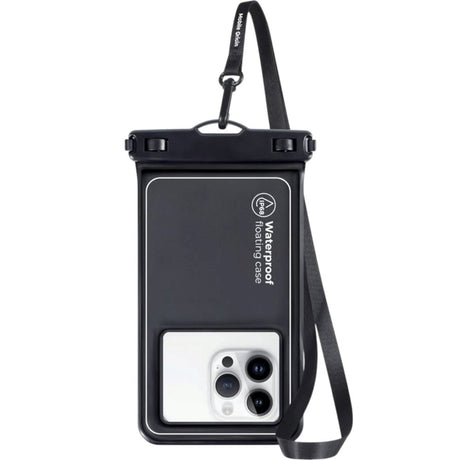 Universal Vanntett Case Etui Mobile Origin - Svart / Gjennomsiktig  (Maks. Mobil: 6,5")