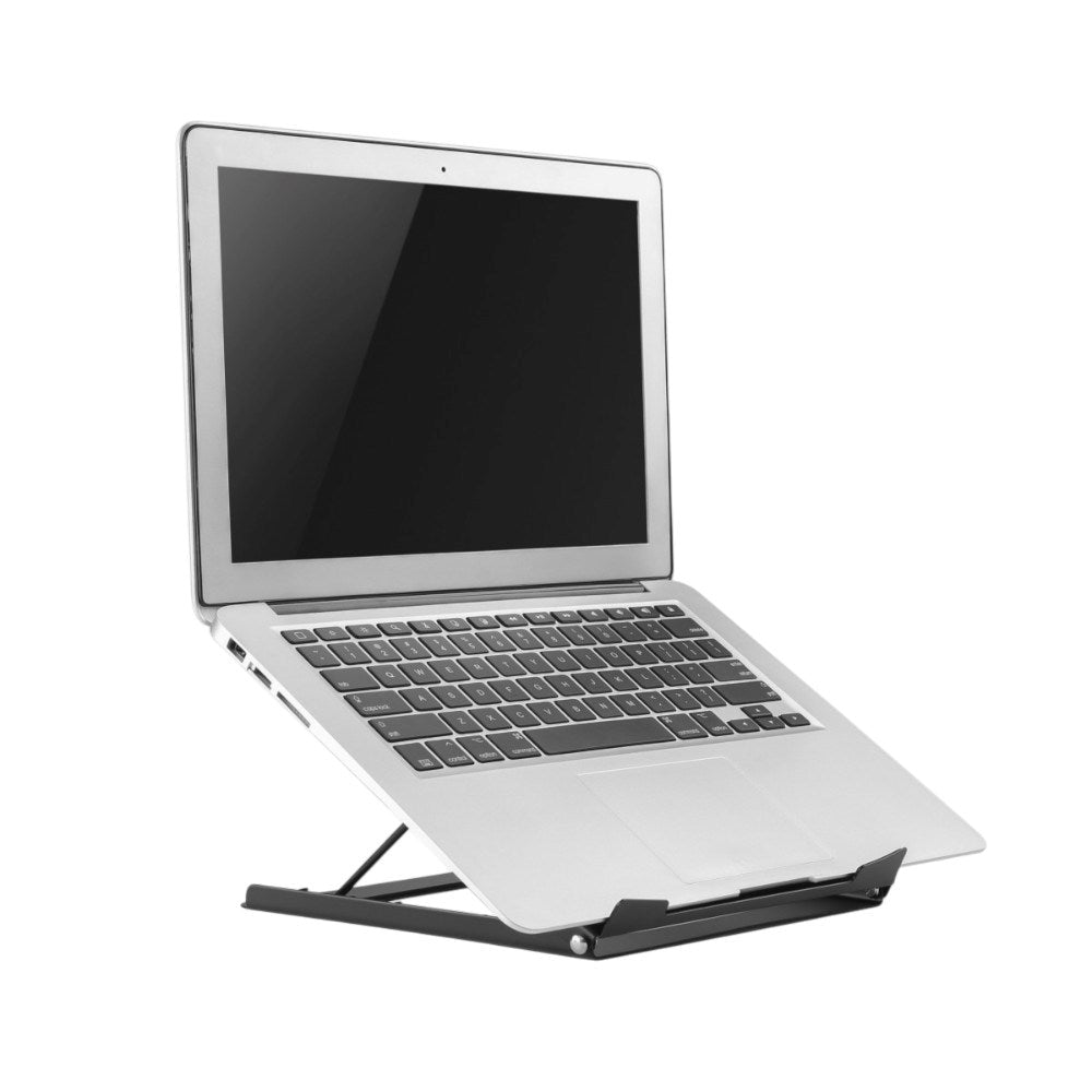 Deltaco Sammenleggbart Stativ for Laptop / Nettbrett - 5 Posisjoner - Mål: 10-15" - Grå