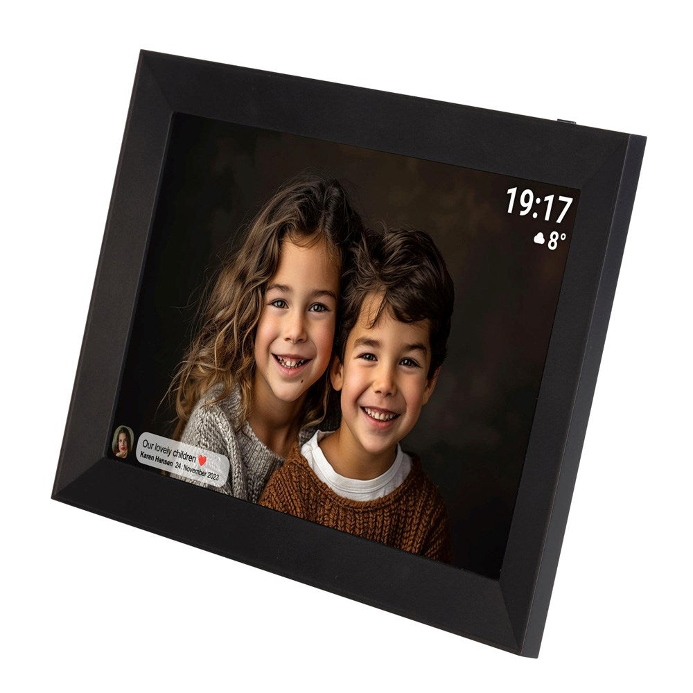 Denver Digital WiFi-Fotoramme – Frameo – 10,1" – 16 GB – Svart
