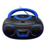 Denver TCL-212BTP Bluetooth Høyttaler m. CD-Spiller - Svart / Blå