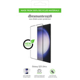 Samsung Galaxy S23 Ultra dbramante1928 Eco-Shield Skjermbeskytter med Installasjonsramme - Svart Kant