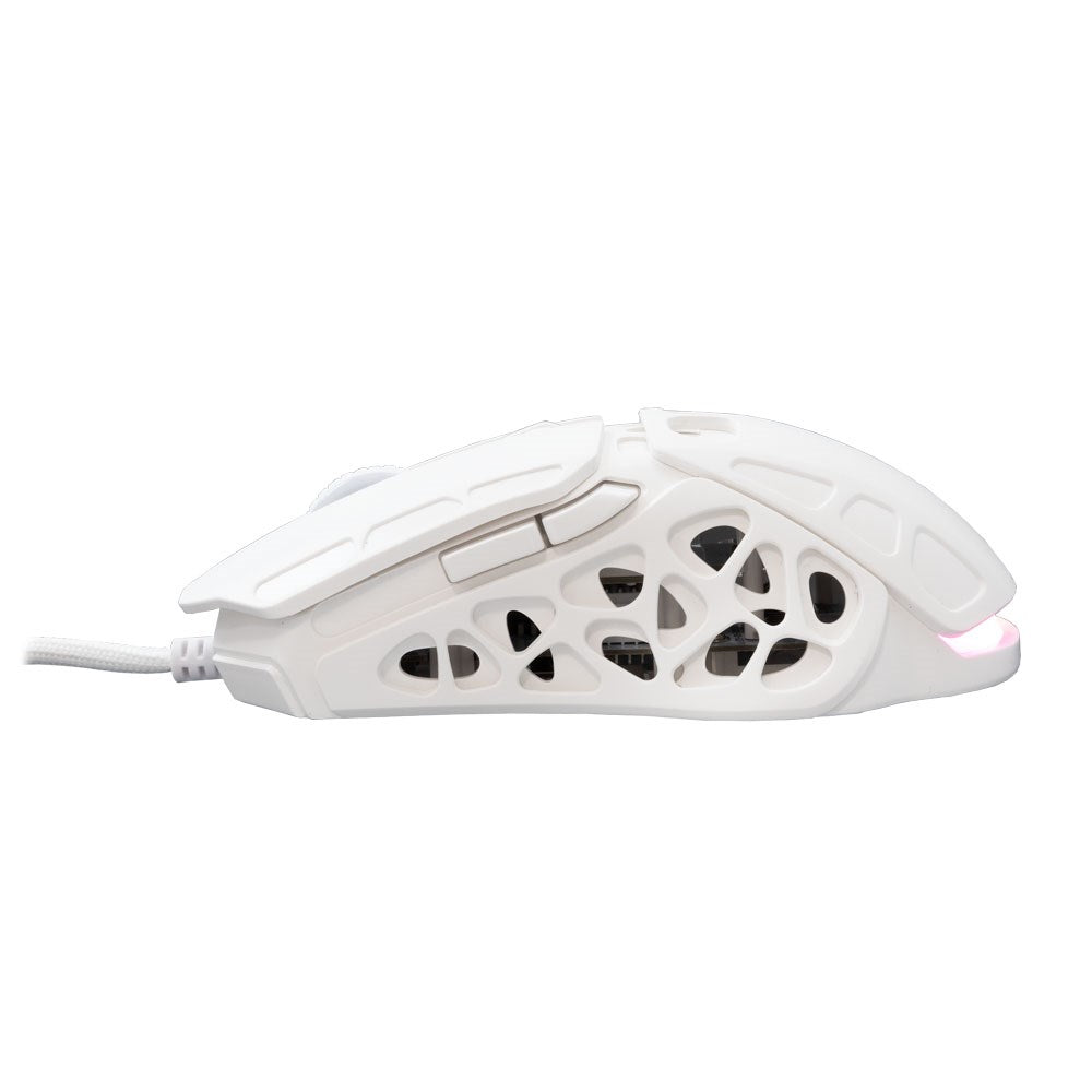 White Shark ECTOR Gaming Mus - 7D / 12400 DPI - Hvit