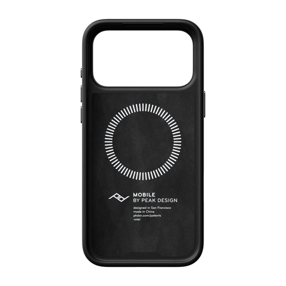 iPhone 18 Pro Max Peak Design Everyday Loop Deksel - MagSafe Kompatibel - Black Clarino