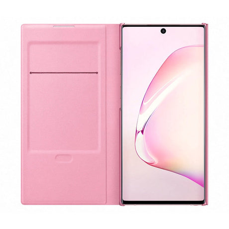 Original Samsung Galaxy Note10 LED View Case med Lommebok - EF-NN970PPEGWW - Pink