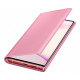 Original Samsung Galaxy Note10 LED View Case med Lommebok - EF-NN970PPEGWW - Pink