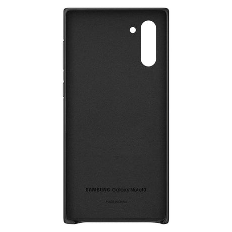 Original Samsung Galaxy Note10 Leather Case EF-VN970LBEGWW - Svart