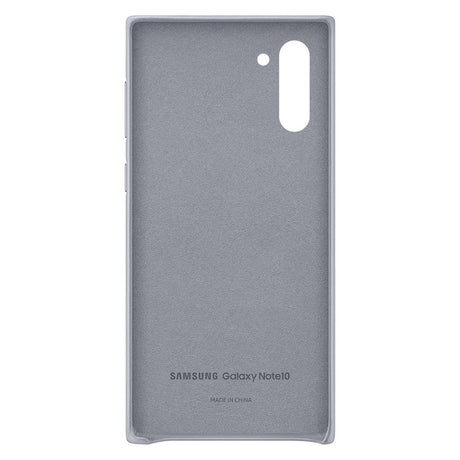 Original Samsung Galaxy Note10 Leather Case EF-VN970LJEGWW - Grå