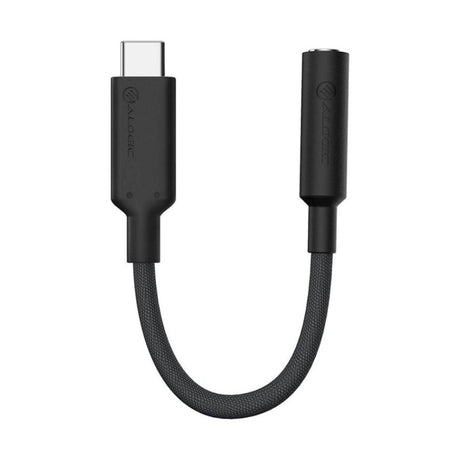 Alogic Elements PRO USB-C til 3.5 mm Audio Adapter - 10cm - Svart