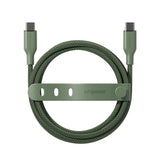 empower by PanzerGlass Racing 60W USB-C til USB-C Kabel – 2m – Sage