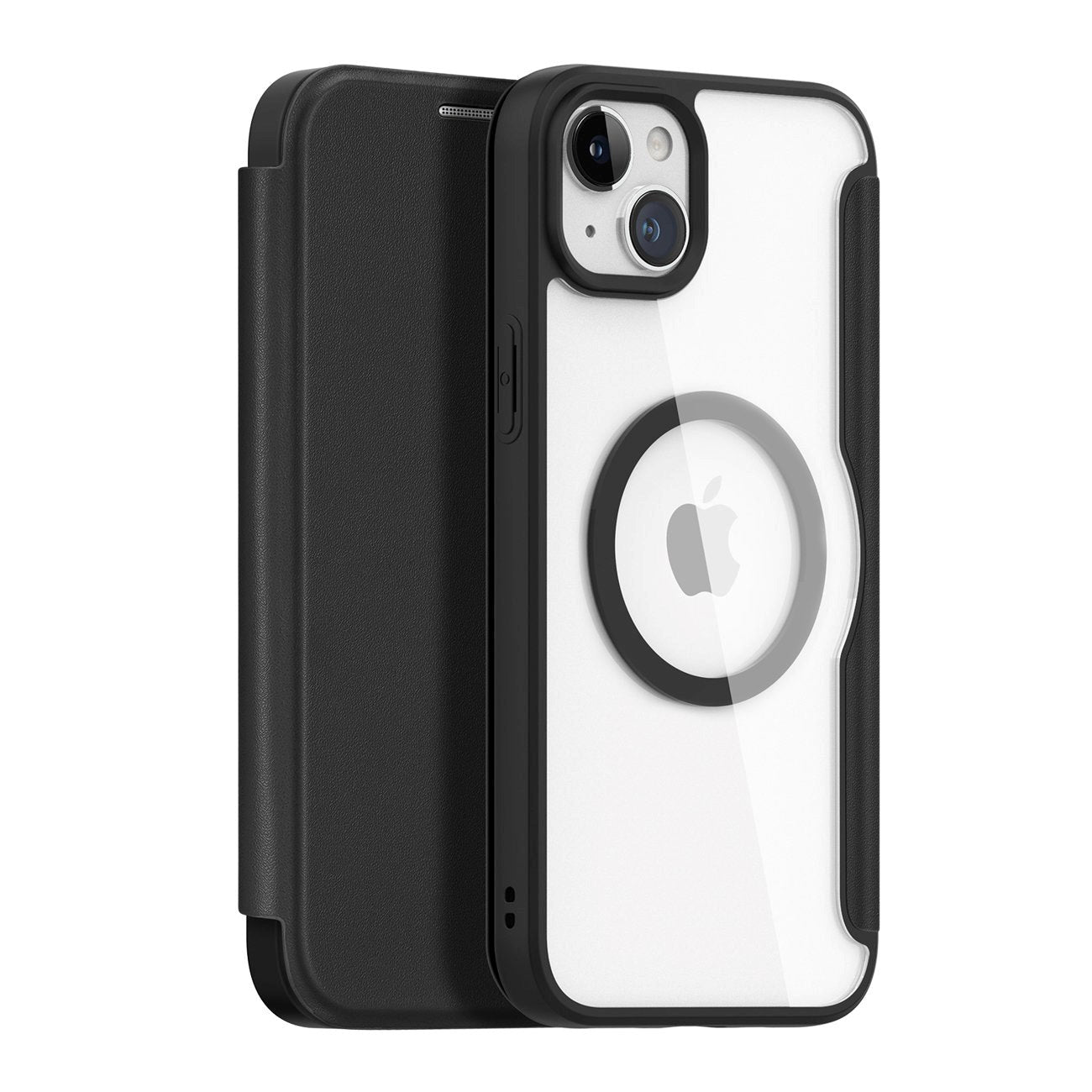 iPhone 15 Plus DUX DUCIS Skin X Pro Series Flip Deksel - MagSafe Kompatibel - Svart