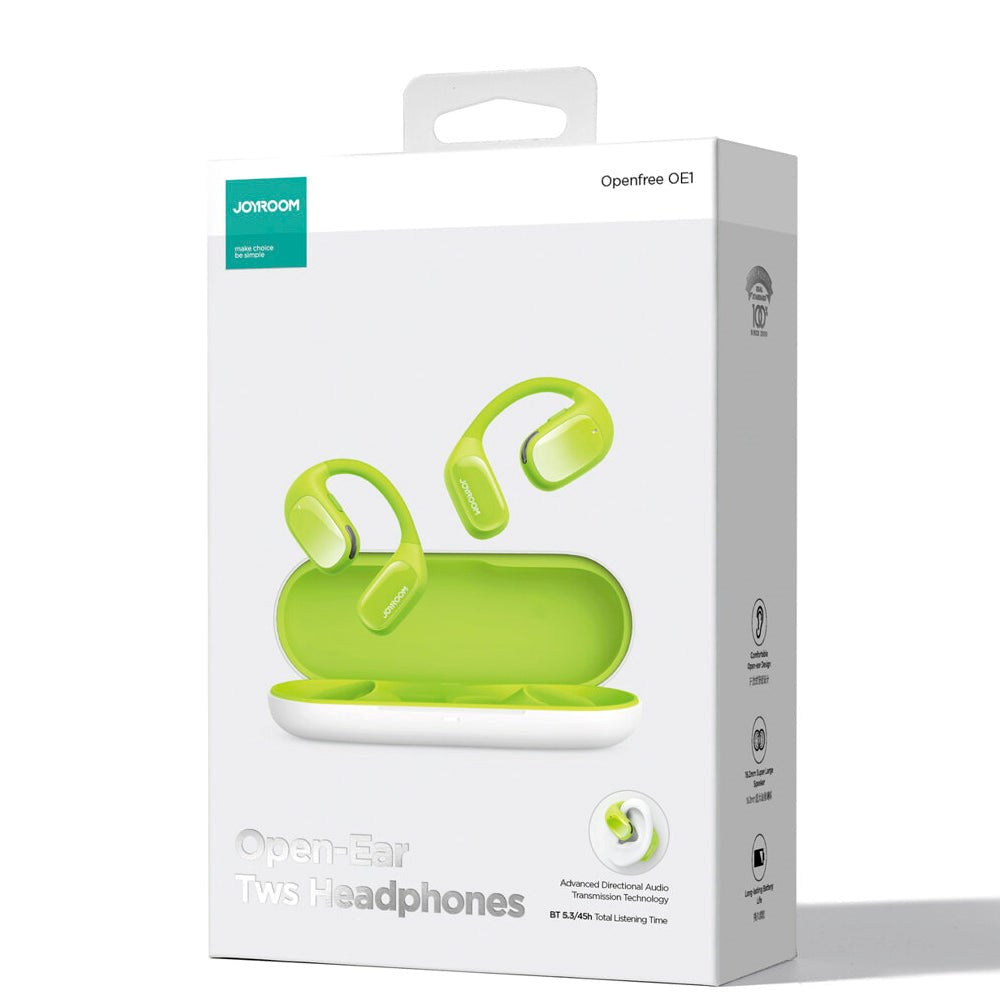 Joyroom Openfree JR-OE1 True Wireless In-Ear-Hodetelefoner - Grønn / Hvit