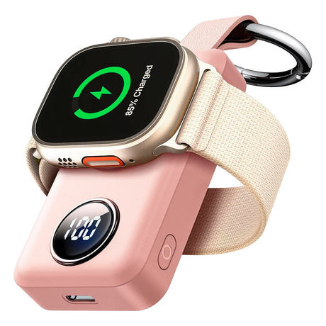 Joyroom JR-WQW01 2000mAh 3W Powerbank for Apple Watch - Rosa