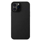 iPhone 13 Pro Max NILLKIN Synthetic Fiber Carbon Deksel - Svart