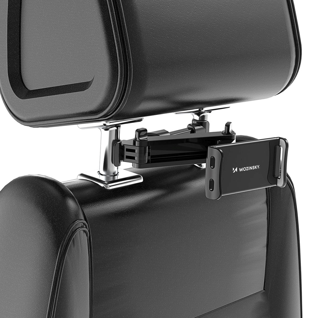 Wozinsky Backseat Car Mount For Bilens Nakkestøtte - Maks Størrelse: 125 - 205mm - Svart