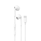 Dudao Stereo In-Ear Hodetelefoner med USB-C og Mikrofon - Hvit