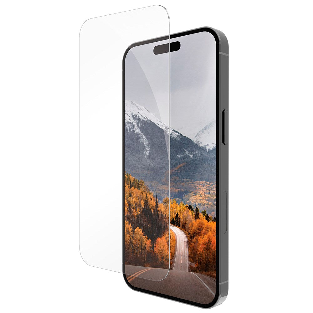 iPhone 16 Plus / 15 Plus dbramante1928 Eco-Protect Skjermbeskytter i Glass med Monteringsramme - Case Friendly - Gjennomsiktig