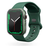 Epico Apple Watch 8/7 (45mm) Hero Case Fleksibelt Plastdeksel - Gjennomsiktig