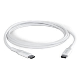 Epico Braided USB-C til USB-C Kabel PD 100W - 200cm - Hvit