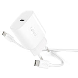 Epico Vegglader PD 20W m. USB-C til USB-C - Hvit