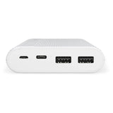 Epico Powerbank Multiport m. 2 x USB-A og 1 x USB-C - 20.100 mAh - Hvit