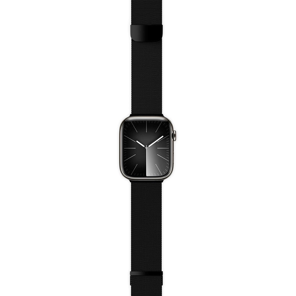 Apple Watch (38/40/SE/41/42mm) Epico Milanese+ (Plus) Rustfri Stål Rem - Space Gray