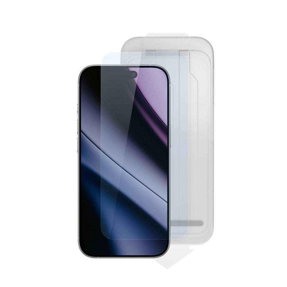 iPhone 18 Pro Max / 17 Pro Max Epico Glass Protector Skjermbeskyttelsesglass med Monteringsramme - Gjennomsiktig