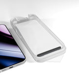 iPhone 18 Pro / 17 Pro Epico Glass Protector Skjermbeskyttelsesglass med Monteringsramme - Gjennomsiktig