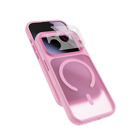 iPhone 18 Pro / 17 Pro Epico HeroMatte Pro Mag+ Deksel m. Kamerabeskyttelse - MagSafe Kompatibel - Rosa