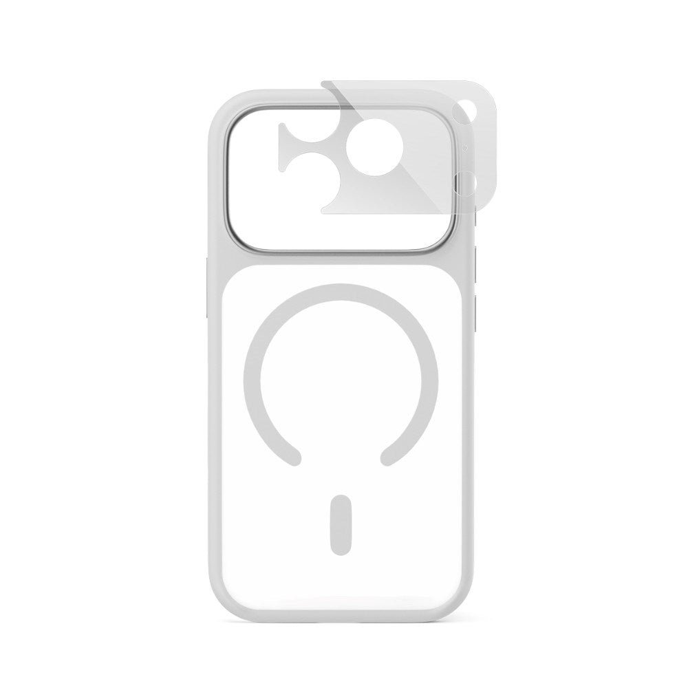 iPhone 18 Pro / 17 Pro Epico HeroMatte Pro Mag+ Deksel m. Kamerabeskyttelse - MagSafe Kompatibel - Hvit