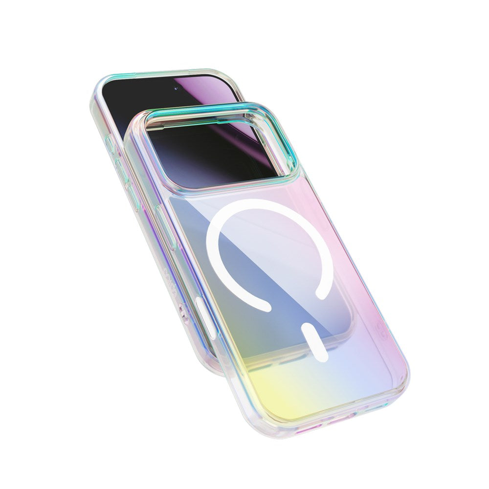 iPhone 18 Pro Max / 17 Pro Max Epico Holographic Hero Mag+ Deksel m. Kamerabeskyttelse - MagSafe Kompatibel - Holographic