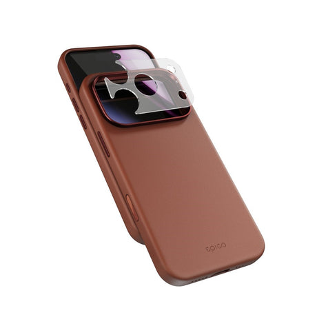 iPhone 18 Pro Max / 17 Pro Max Epico Leather Pro Mag+ Deksel m. Kamerabeskyttelse - MagSafe Kompatibel - Brun