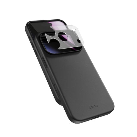 iPhone 18 Pro / 17 Pro Epico Leather Pro Mag+ Deksel m. Kamerabeskyttelse - MagSafe Kompatibel - Sort