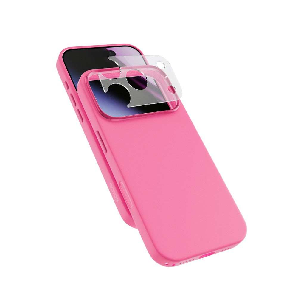 iPhone 18 Pro / 17 Pro Epico Silicone Pro Mag+ Deksel m. Kamerabeskyttelse - MagSafe Kompatibel - Rosa