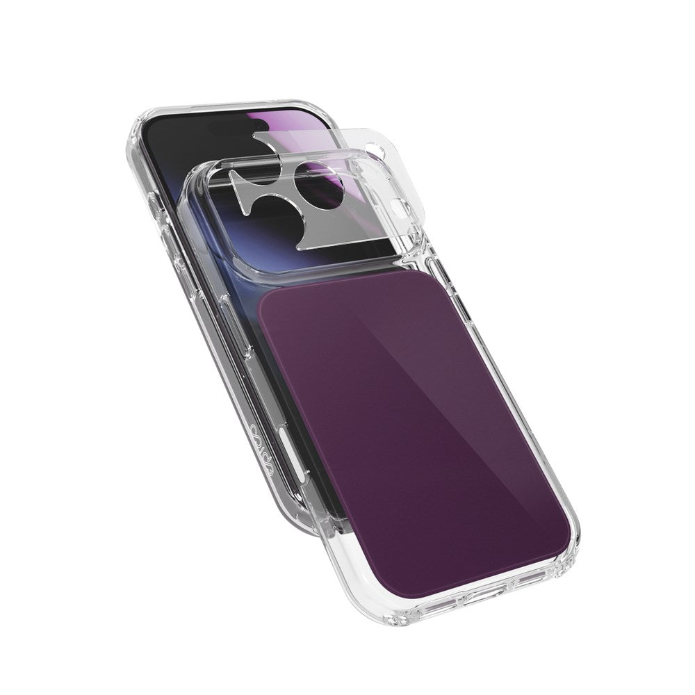 iPhone 18 Pro / 17 Pro Epico Tile Mag+ Deksel m. Kamerabeskyttelse - MagSafe Kompatibel - Lilla