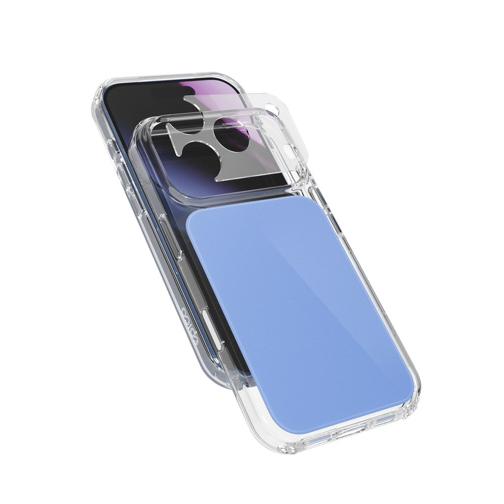 iPhone 18 Pro Max / 17 Pro Max Epico Tile Mag+ Deksel m. Kamerabeskyttelse - MagSafe Kompatibel - Blå