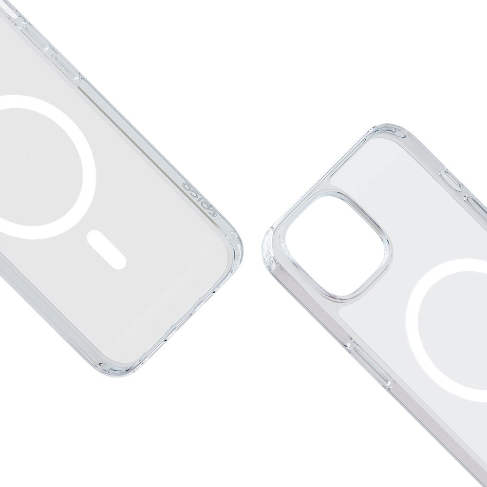 Epico iPhone 15 Resolve Case Magnetic Deksel - MagSafe-Kompatibel - Gjennomsiktig