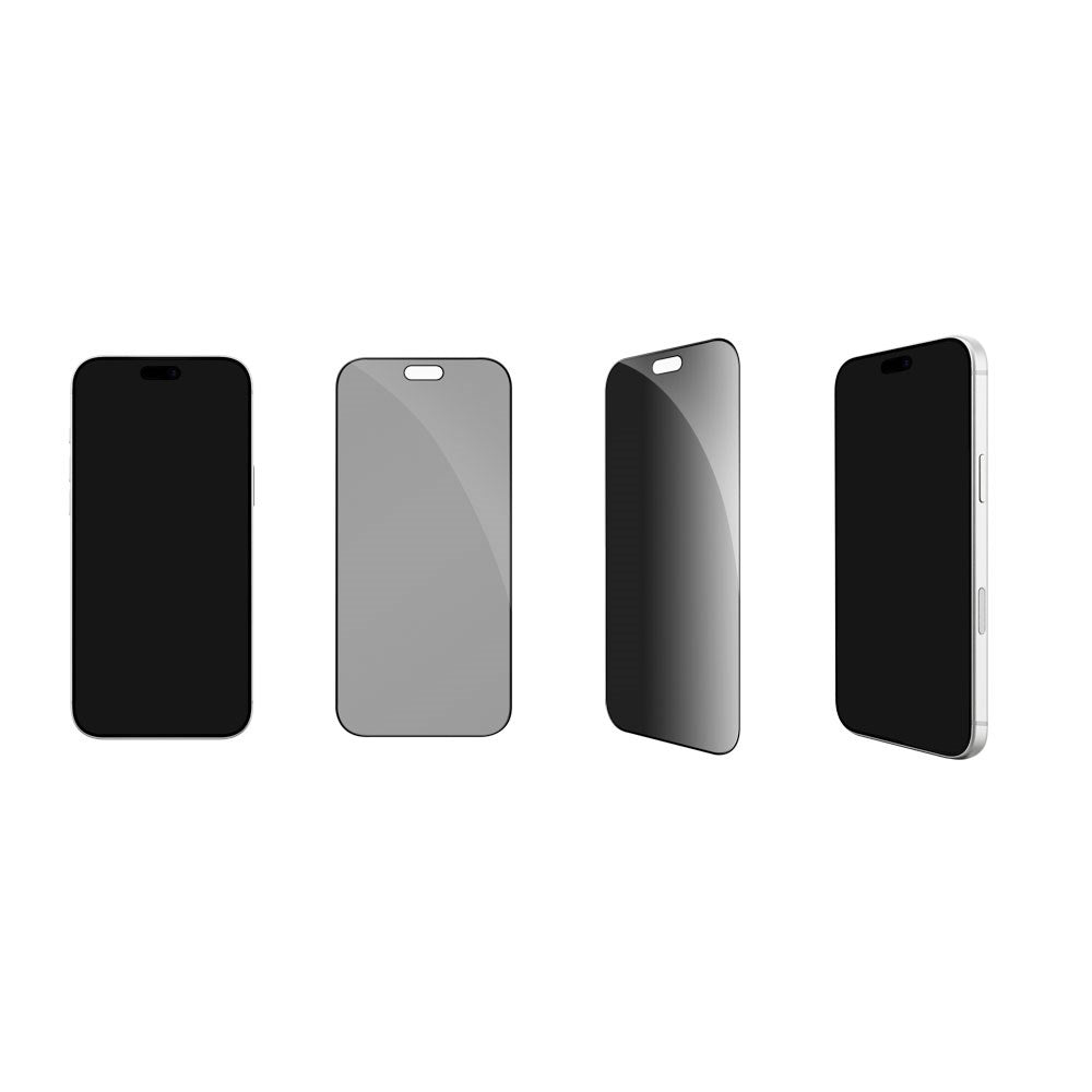 iPhone 18 Pro dbramante1928 Eco-Shield Privacy Skjermbeskytter med Installasjonsramme - Gjennomsiktig