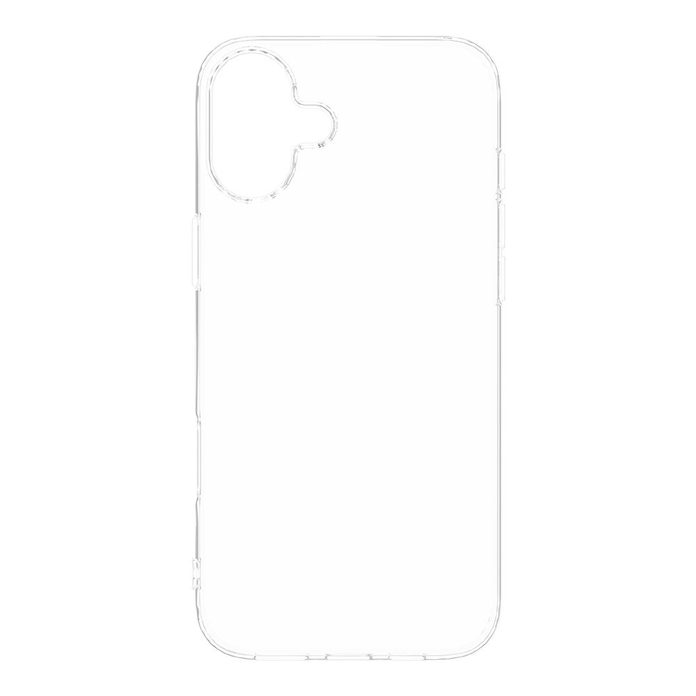 eSTUFF iPhone 16 INFINITE VIENNA Fleksibelt Plastdeksel - 100% Resirkulert Plast - Gjennomsiktig