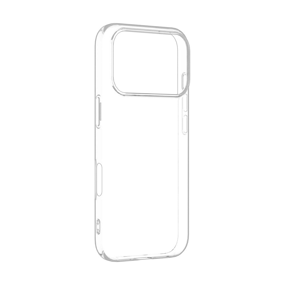 eSTUFF iPhone 17 Pro INFINITE VIENNA Fleksibelt Plast Deksel - 100% Resirkulert Plast - Gjennomsiktig