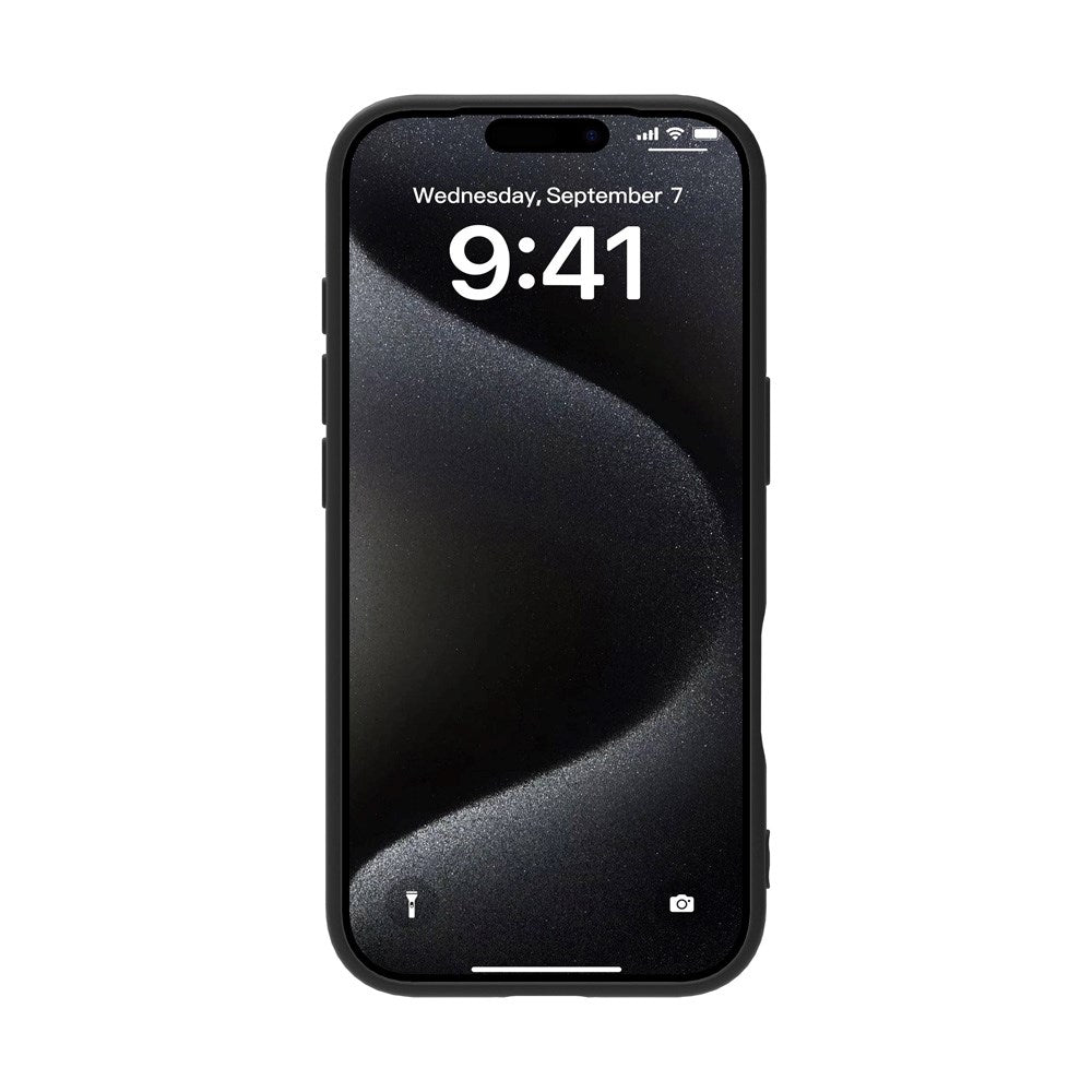 eSTUFF iPhone 17 Pro INFINITE VIENNA Fleksibelt Plast Deksel - 100% Resirkulert Plast - Svart