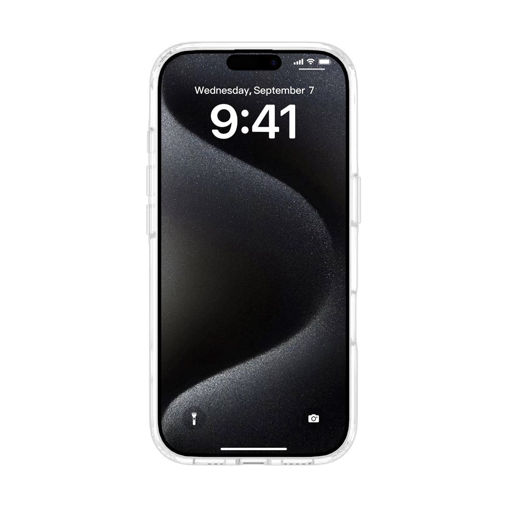 eSTUFF iPhone 17 INFINITE OSLO Hybrid Plast Deksel - MagSafe Kompatibel - Gjennomsiktig