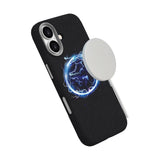 eSTUFF iPhone 17 INFINITE VENICE Kunstskinntrukket Plast Deksel – MagSafe Kompatibelt – Svart