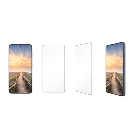 Samsung Galaxy S26 dbramante1928 Eco-Shield Skjermbeskytter - Gjennomsiktig / Svart Kant